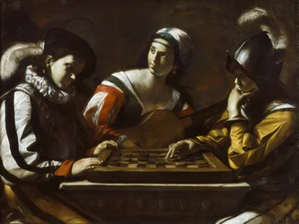 Le jeu de dames, années 1630